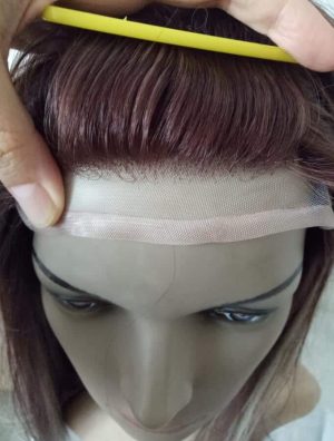 total hair replacement system synthetic fiber