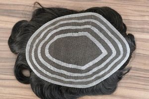 Hairsystem Lace With PU Lines
